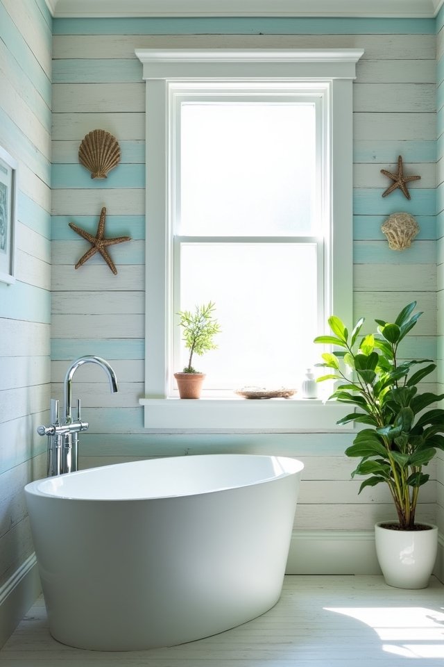 coastal shiplap bathroom retreat
