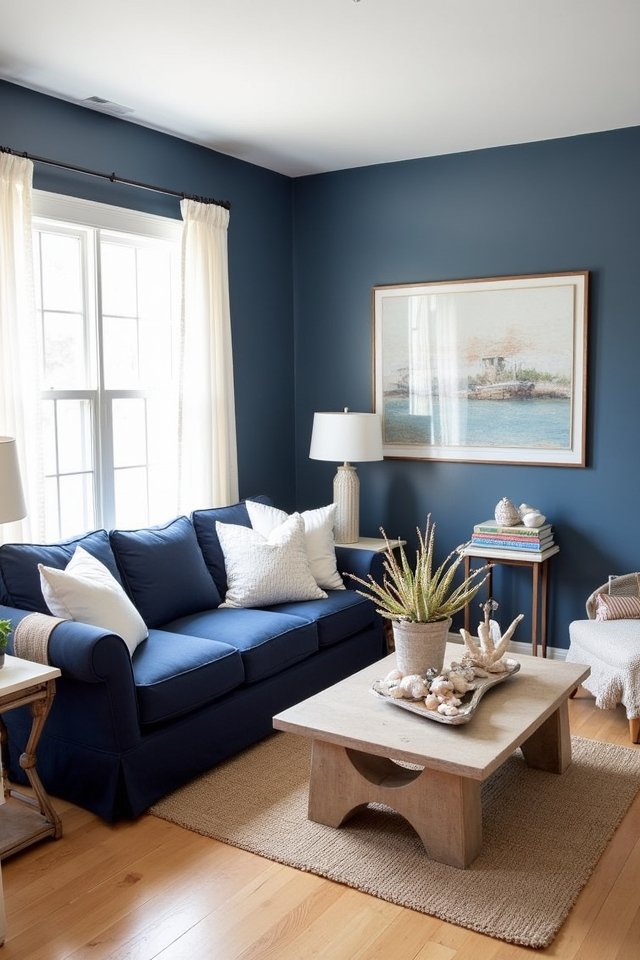 coastal tranquility with navy