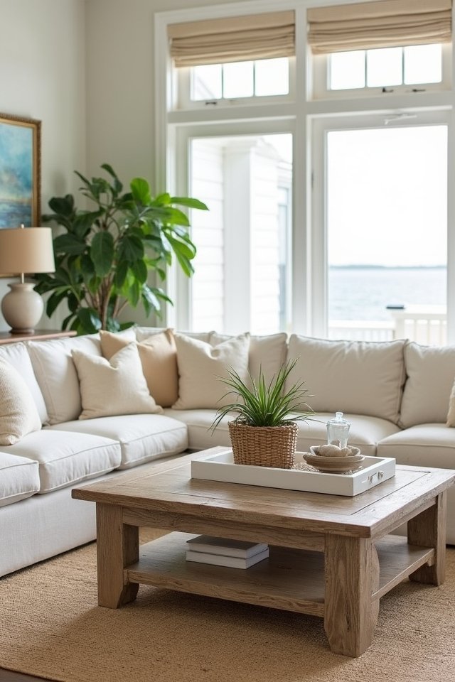 coastal vibe weathered furniture