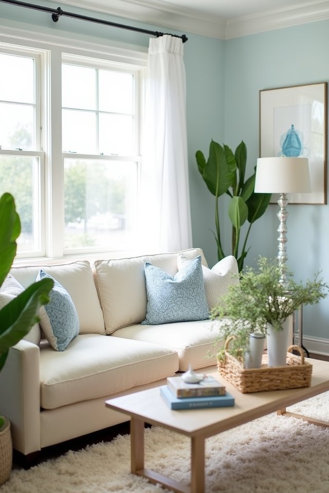 coastal vibe with blues