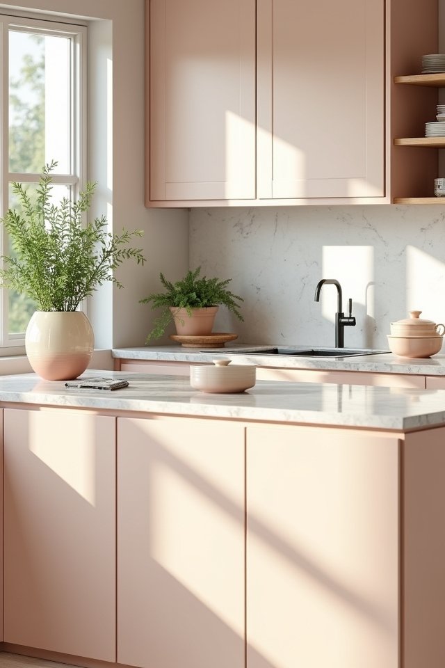 cohesive kitchen color palette