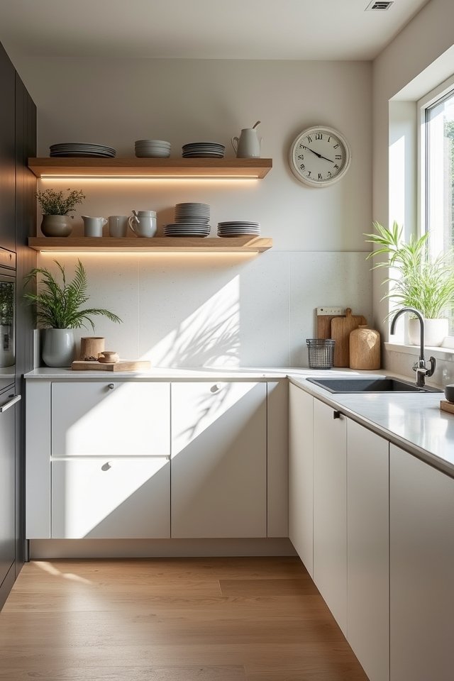 cohesive minimalist kitchen design