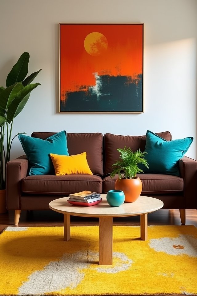 colorful accents for furniture