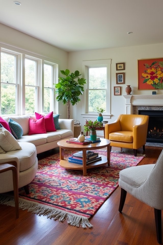 colorful accents for personality