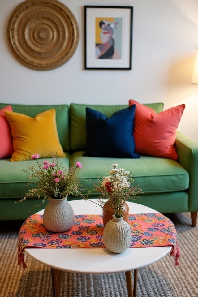 colorful accessories for decor