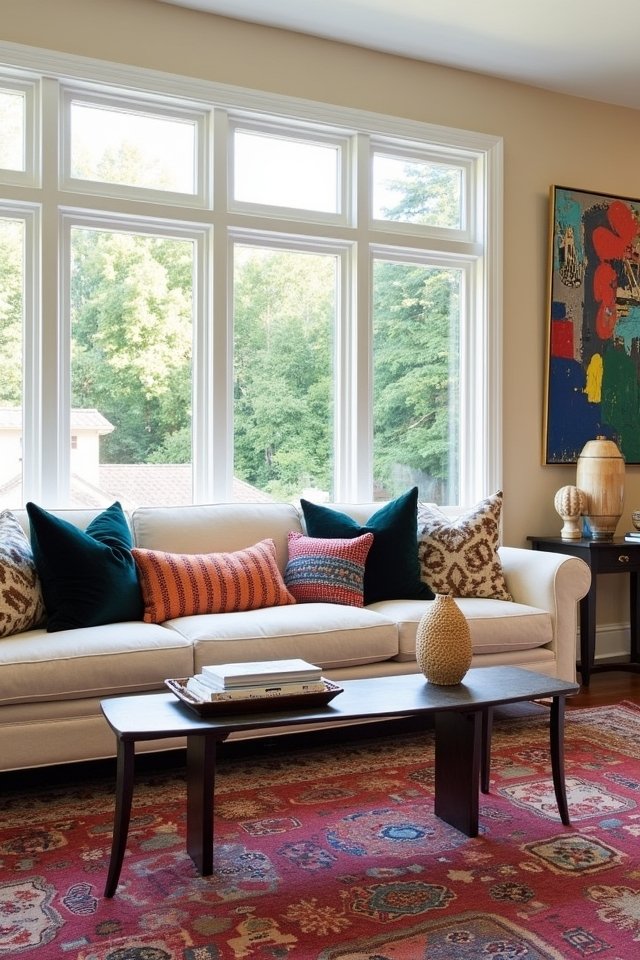 colorful art transforms space