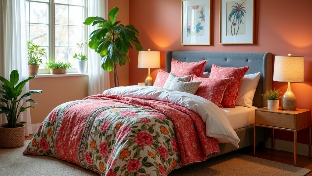 colorful bedding decor ideas