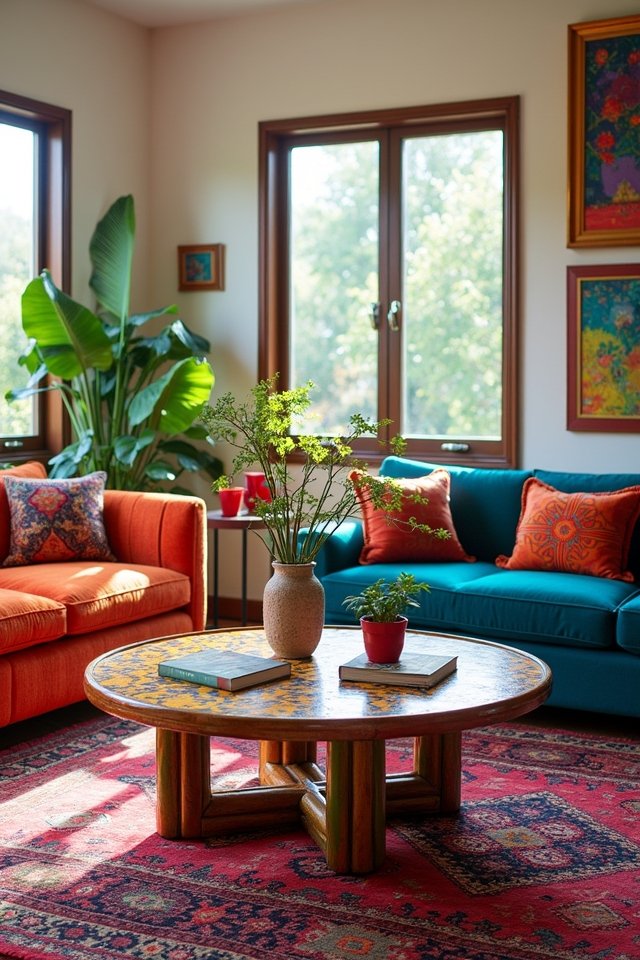 colorful coffee table options