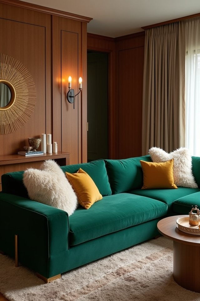 colorful cozy textured sectionals