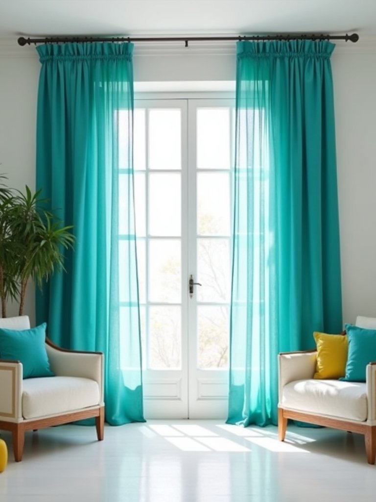 colorful curtains joyful transformation