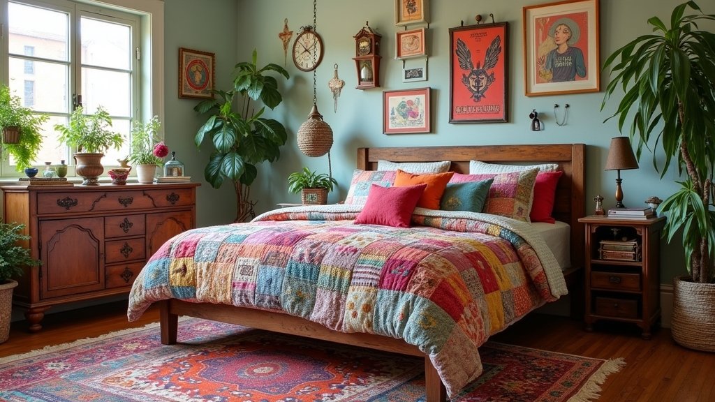 colorful eclectic bedroom designs