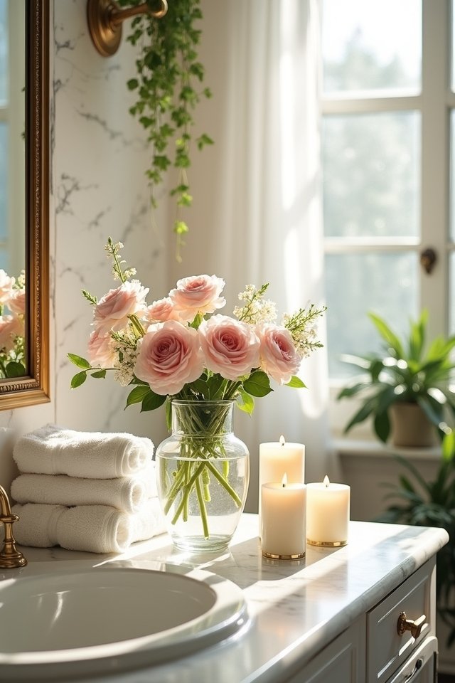 colorful floral arrangements brighten