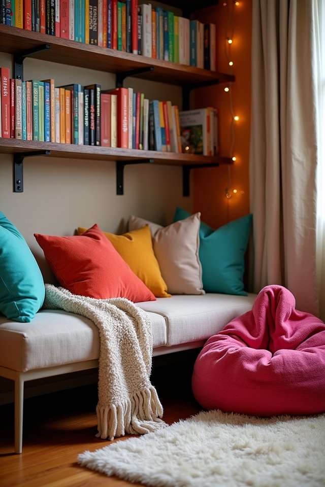 colorful fun seating experience