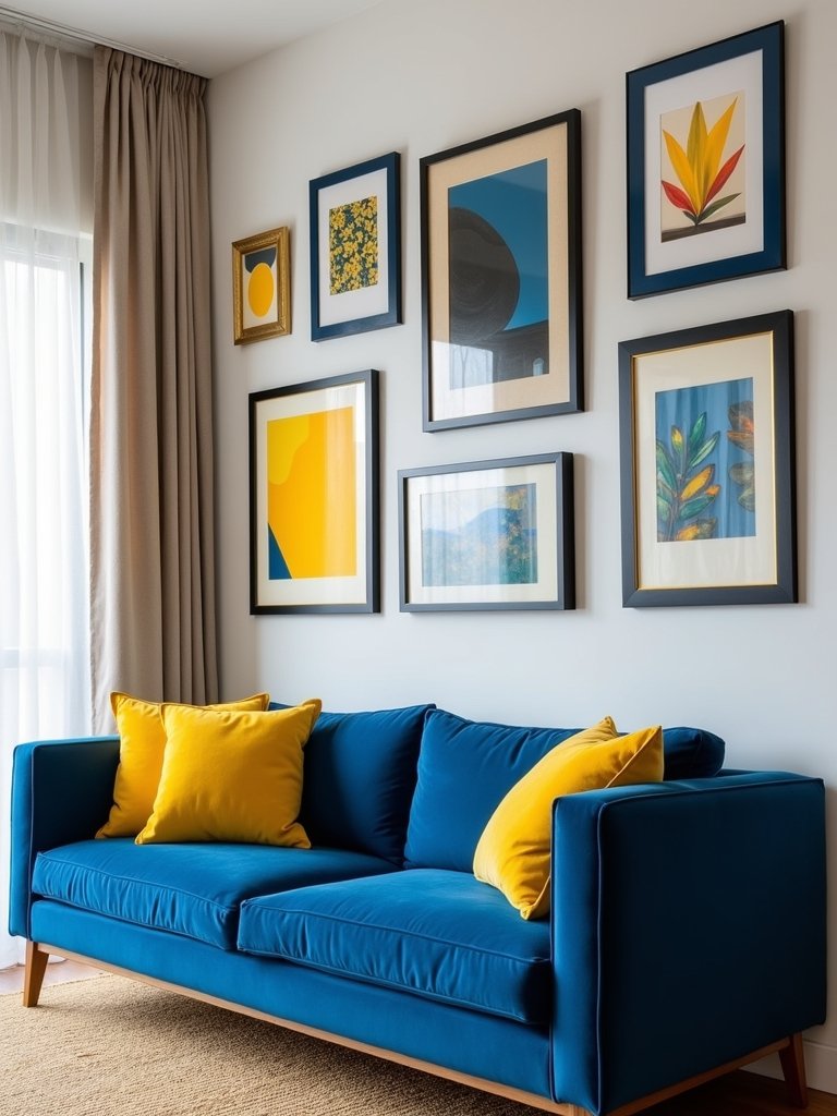 colorful gallery wall inspiration