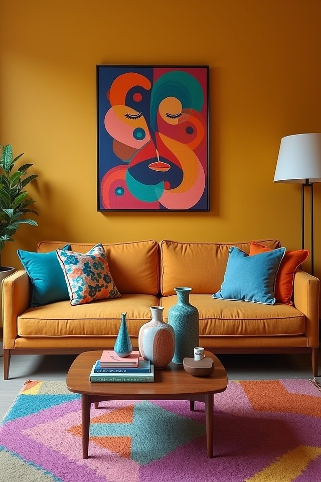 colorful iconic art display