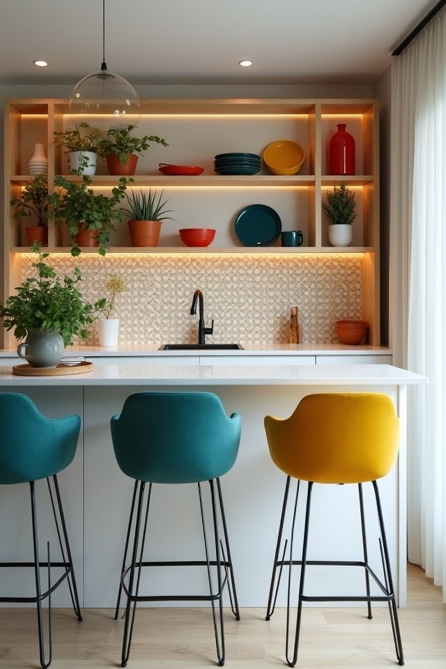 colorful kitchen accents ideas