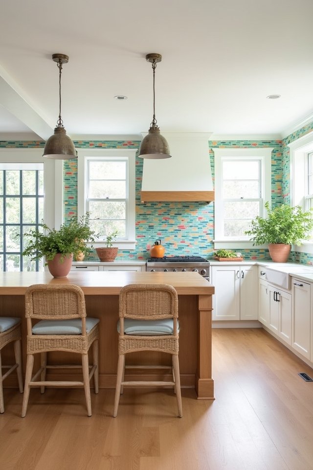 colorful kitchen backsplash ideas