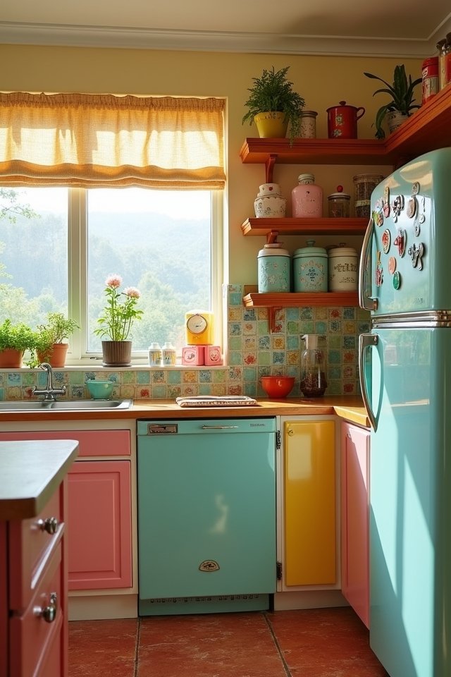 colorful kitchen storage solutions