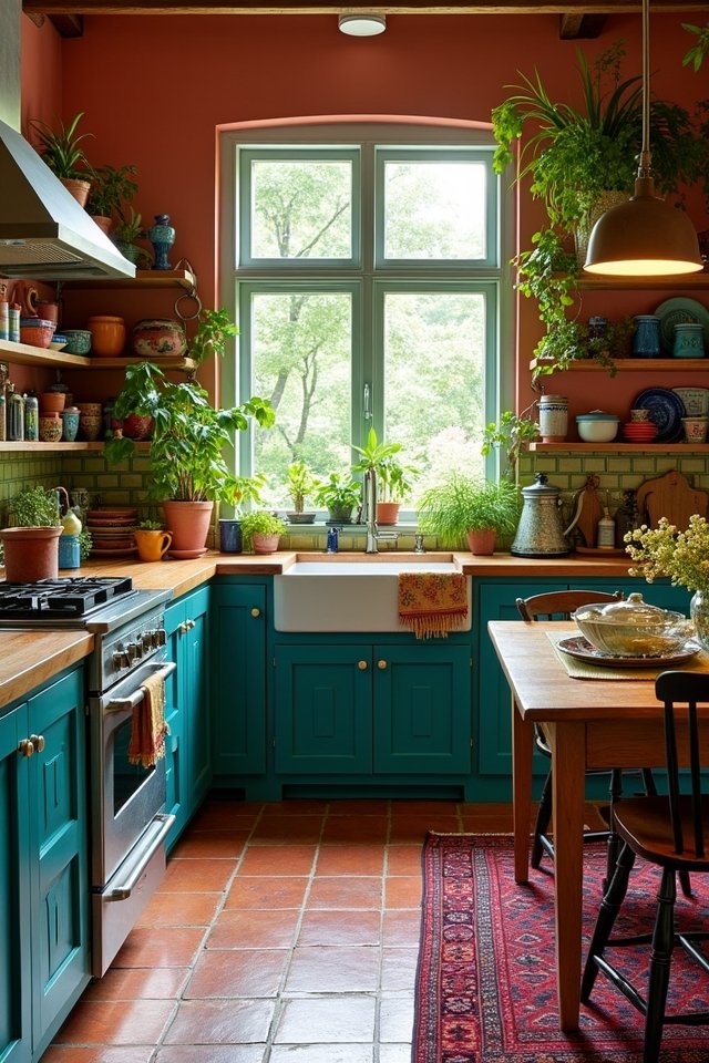 colorful kitchen transformation ideas