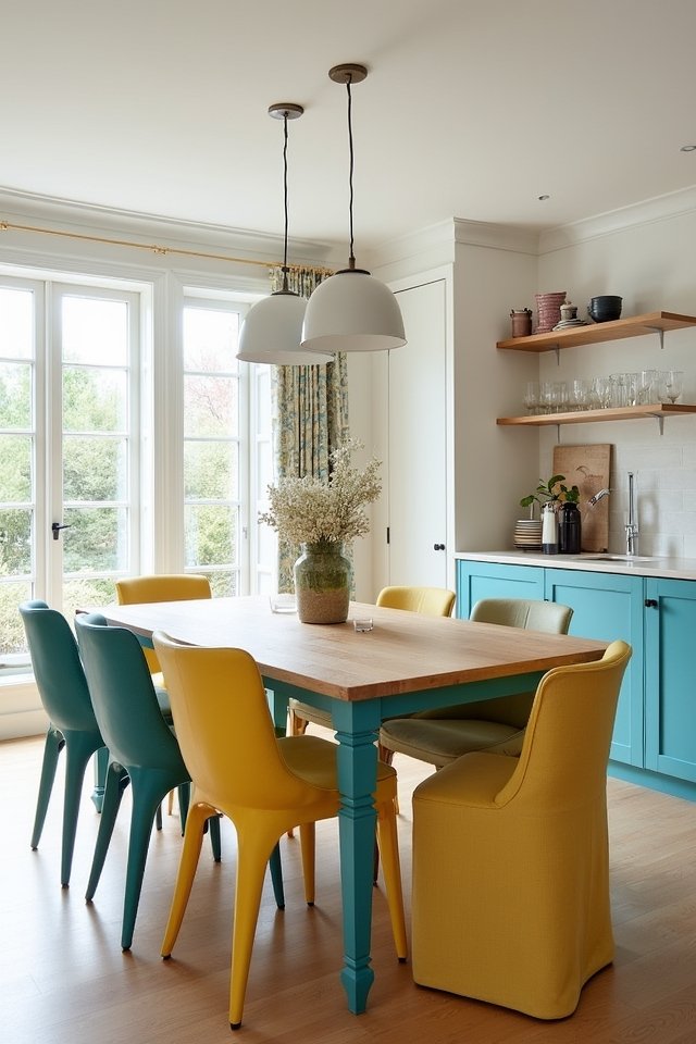 colorful legs neutral top