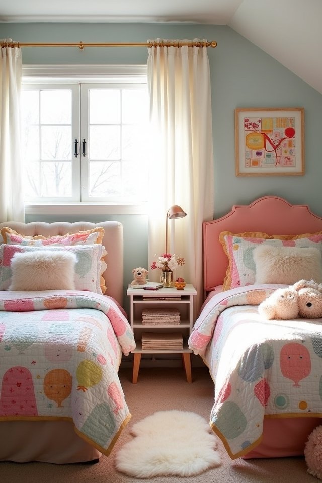 colorful matching bedding sets