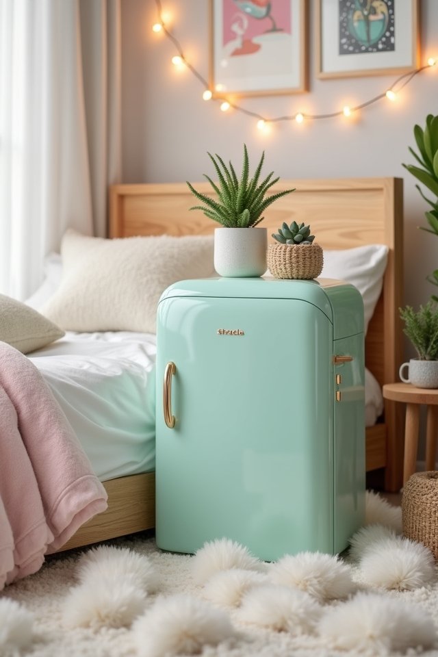 colorful pastel bedroom decor