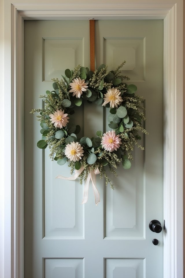 colorful personalized door decor