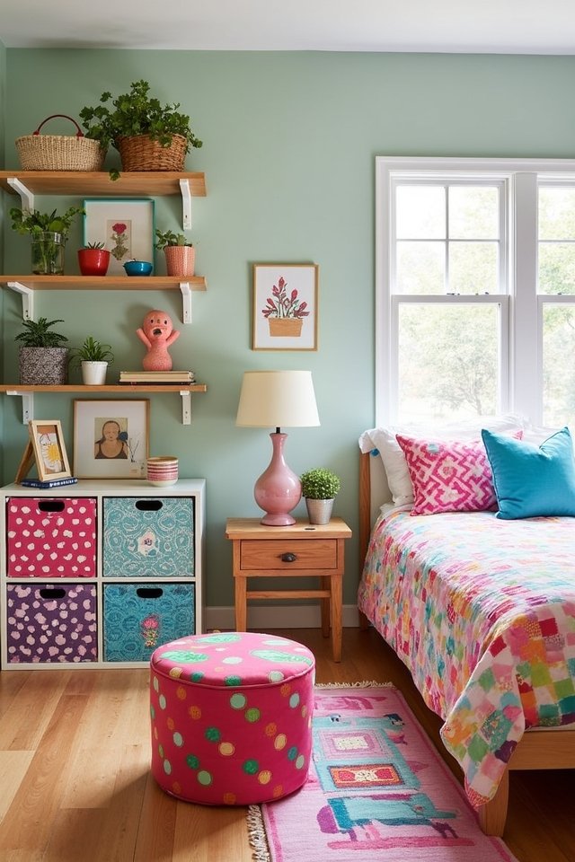 colorful playful storage solutions