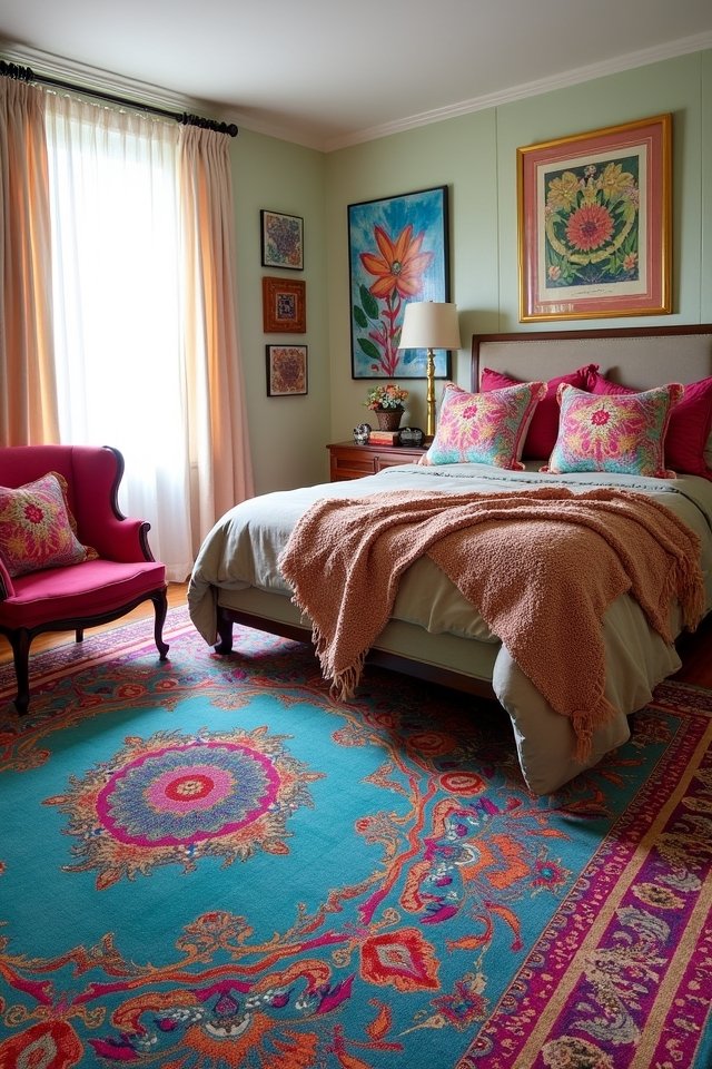 colorful rugs transform spaces