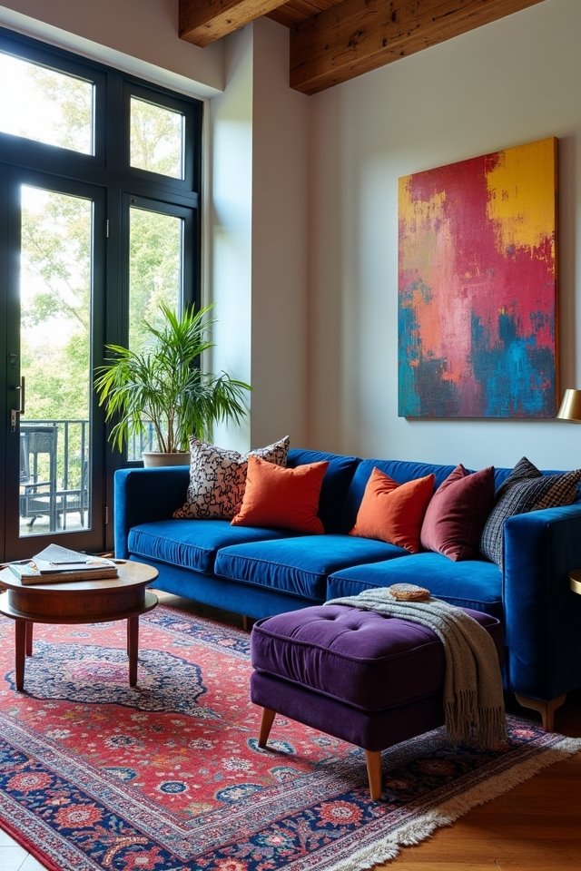 colorful textures transform spaces
