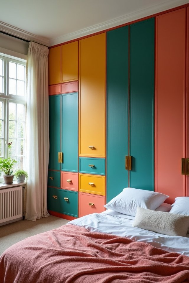 colorful wardrobe design inspiration