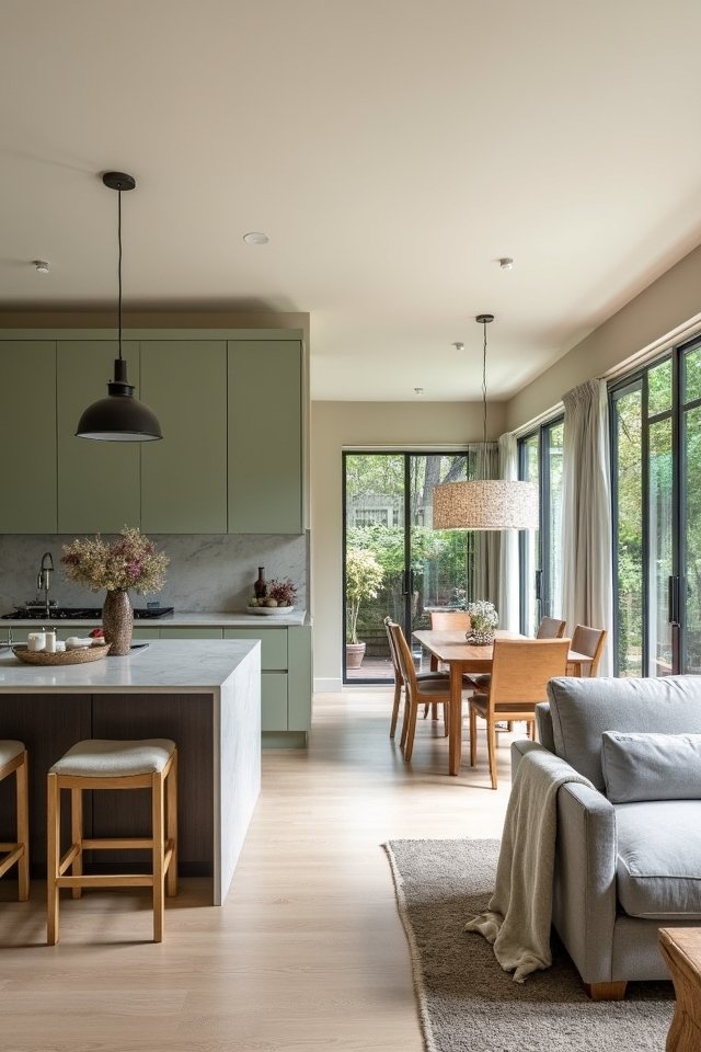 colorful zones define spaces
