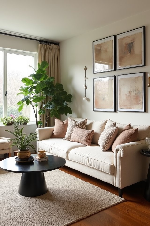 combining various beige shades