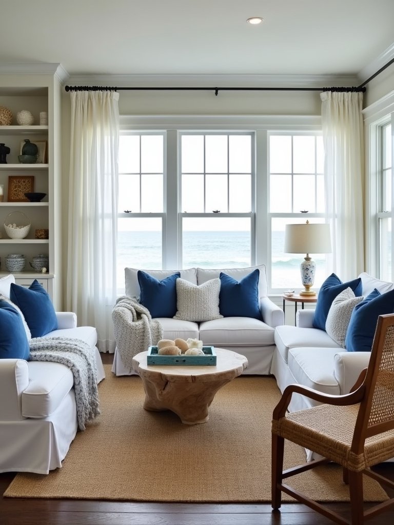 comfortable coastal living furnishings