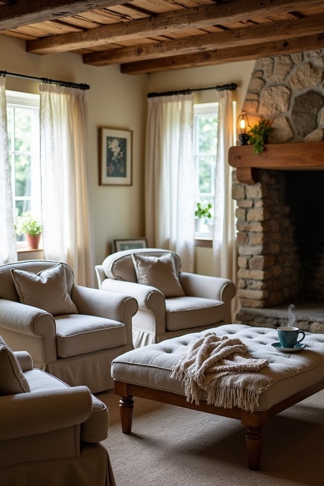 comfortable inviting seating options