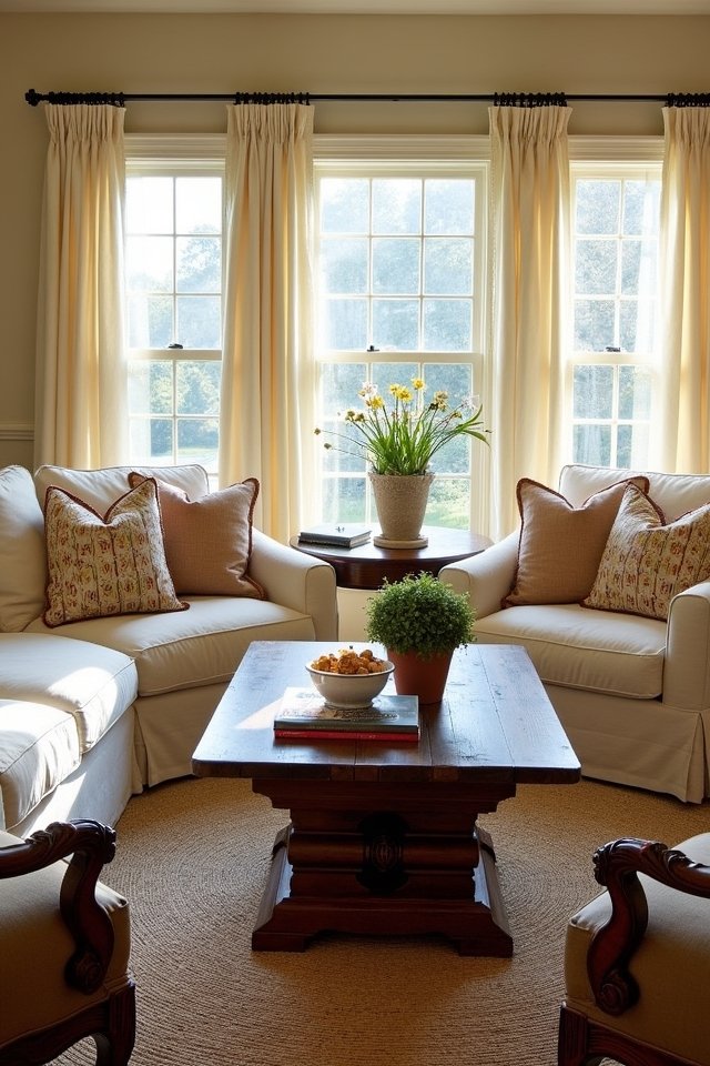 comfortable seating for relaxation