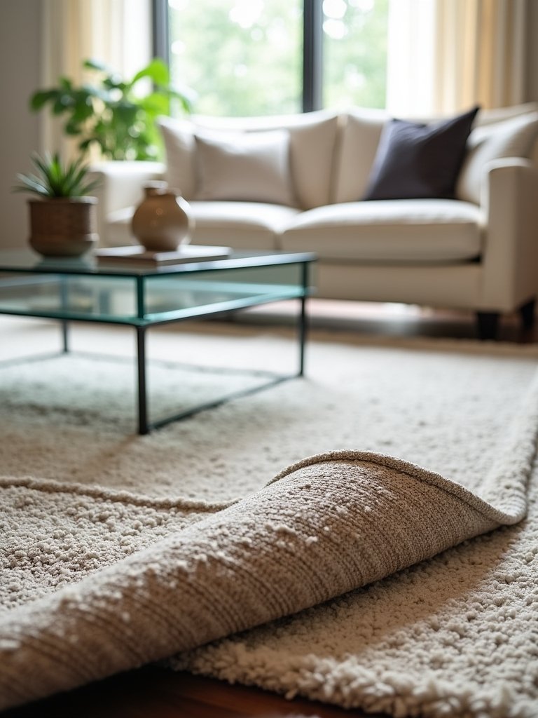 comfortable stylish rug materials