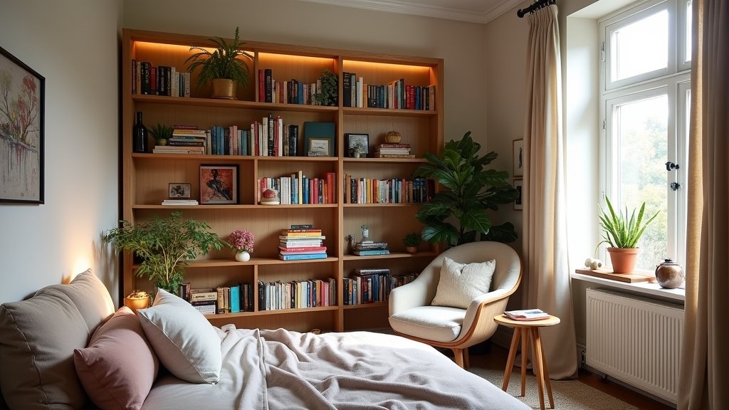 compact bookshelf design ideas