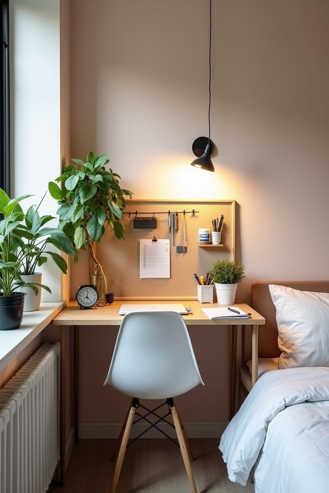 compact functional stylish workspace