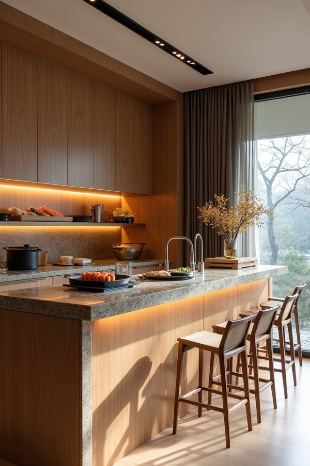 compact home sushi bar