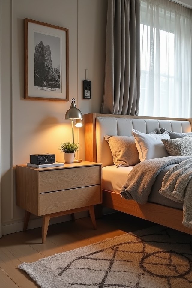 compact multifunctional nightstands available