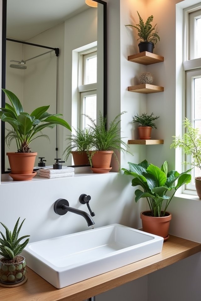 compact plants for bathrooms