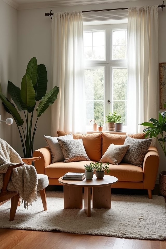 compact stylish cozy seating