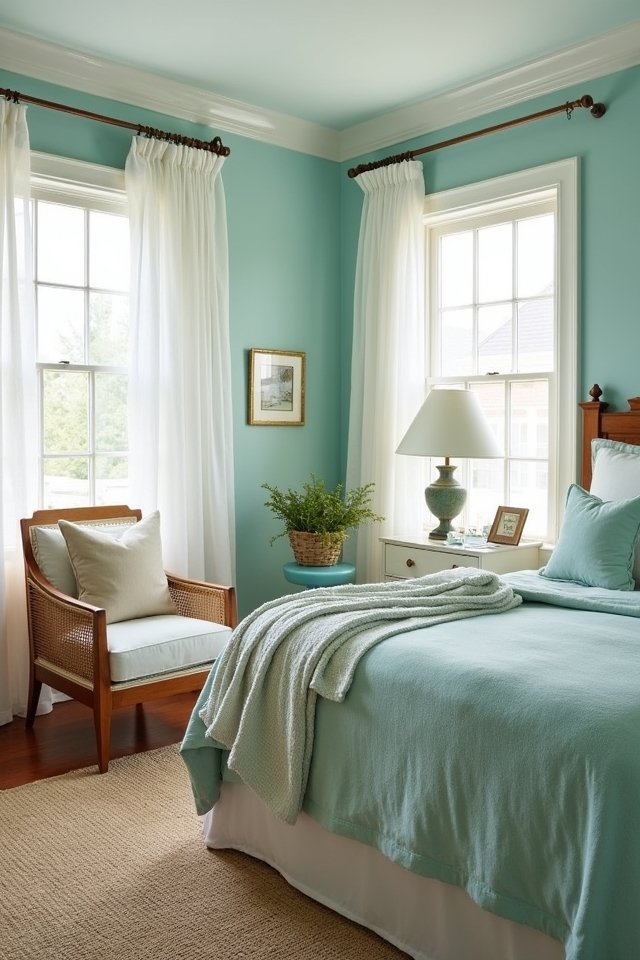 cool aqua warm maple