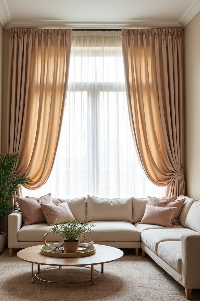 coordinating curtains with decor