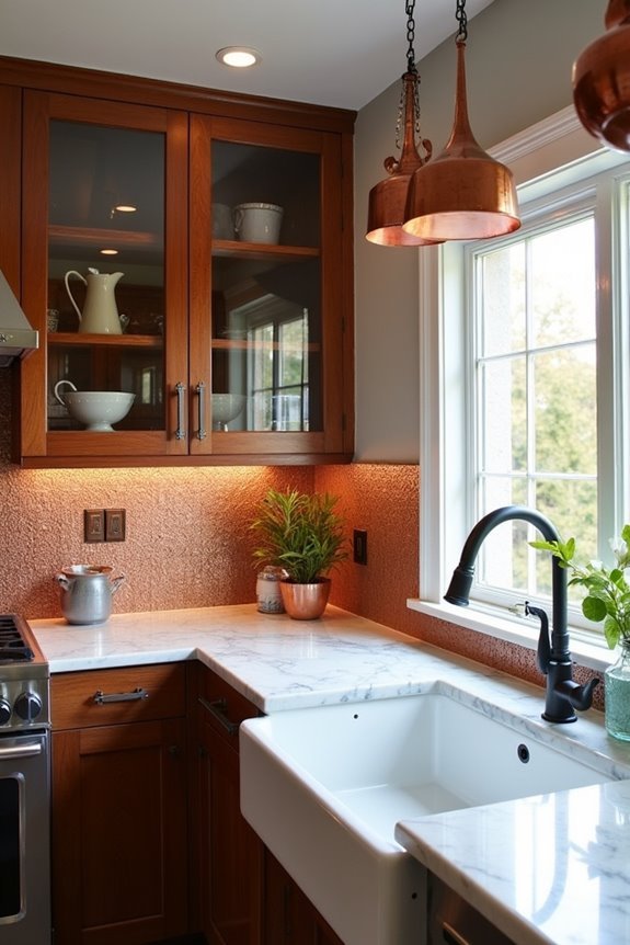 copper backsplash design ideas