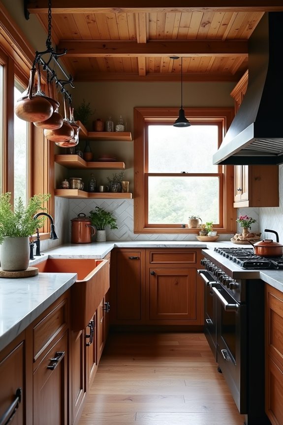 copper blends with elegance