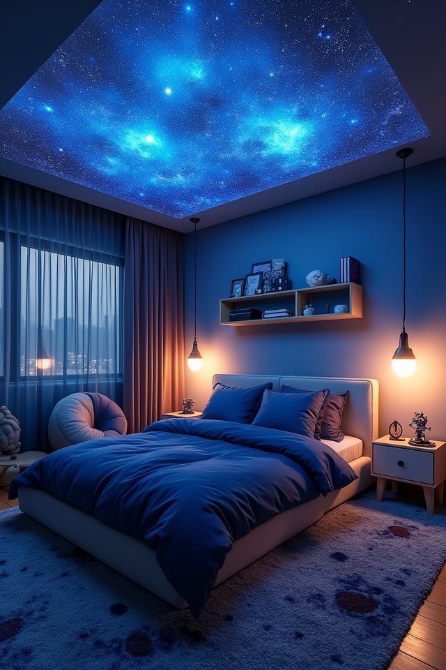 cosmic minecraft bedroom makeover