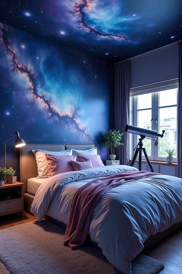 cosmic retreat galaxy painting