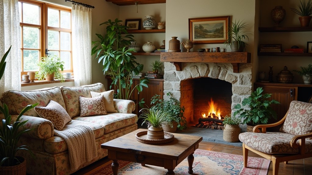 cottagecore living room inspiration